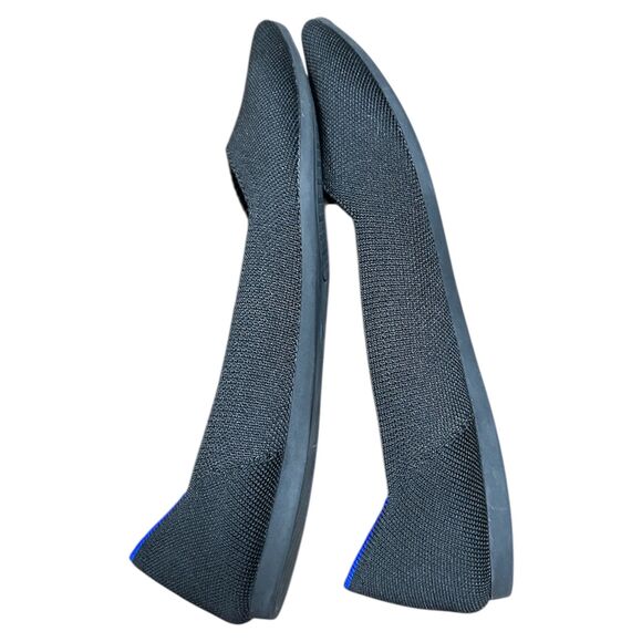 ROTHY'S, Women's Black Pointed Slip-On Shoes / Flats, Size W 10.5, Used - Picture 4 of 9